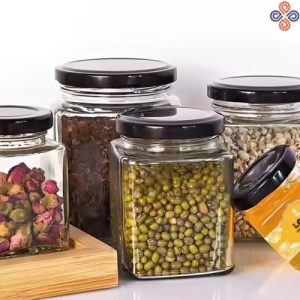 Hũ thủy tinh vuông