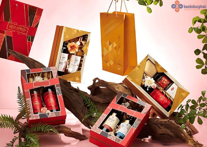 Trang Trí Chai Rượu Vang Đẹp Làm Quà Tặng