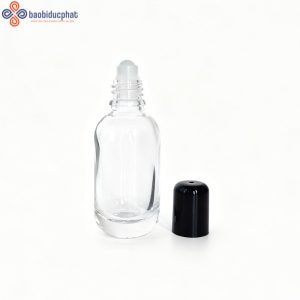 Chai bi lăn đựng tinh dầu trong suốt 5-100ml