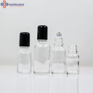 Chai bi lăn đựng tinh dầu trong suốt 5-100ml