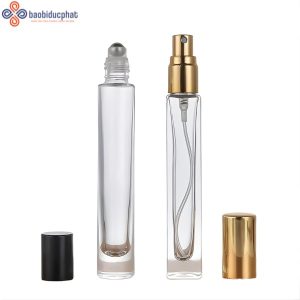 Chai thủy tinh chiết nước hoa vai vuông 10ml - 20ml