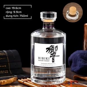 Chai thủy tinh đựng rượu Hibiki RH750ml