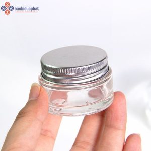 Hũ thủy tinh mỹ phẩm trong suốt 5ml - 100ml