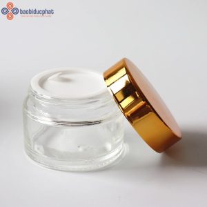 Hũ thủy tinh mỹ phẩm trong suốt 5ml - 100ml