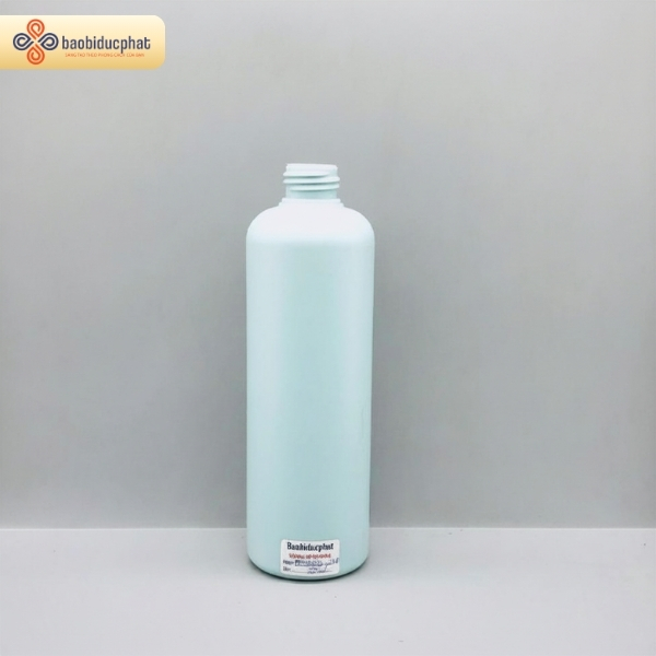 chai nhựa HDPE nhám, lì